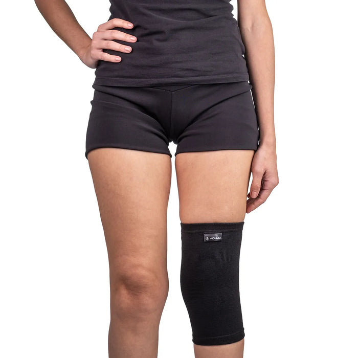 Joelheira Elástica Bilateral de Fibra de Bambu Vollo