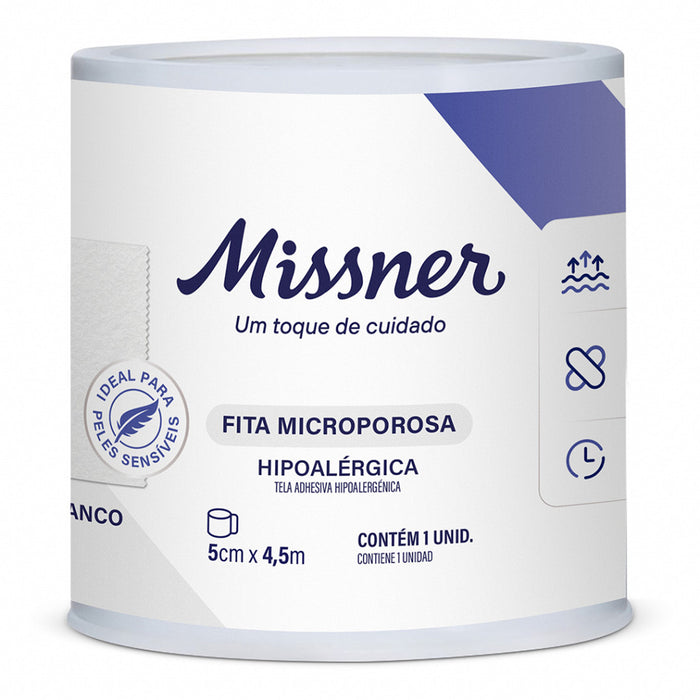 Microporosa branca Fita Microporosa Branca Missner