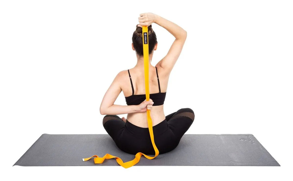 Fita de Yoga Strap Para Alongamento de Algodão