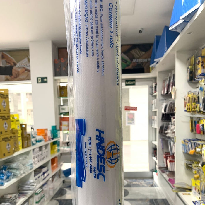 Papel Lençol Branco Luxo (25GR) 50x70 metros - Hndesc