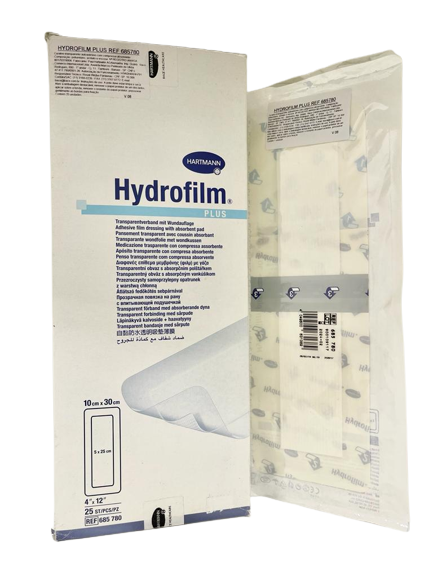 Curativo Hydrofilm Transparente Autoadesivo 10 x 30 cm