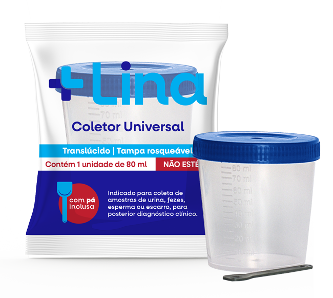 Coletor Universal Não Estéril 80 ml Lina