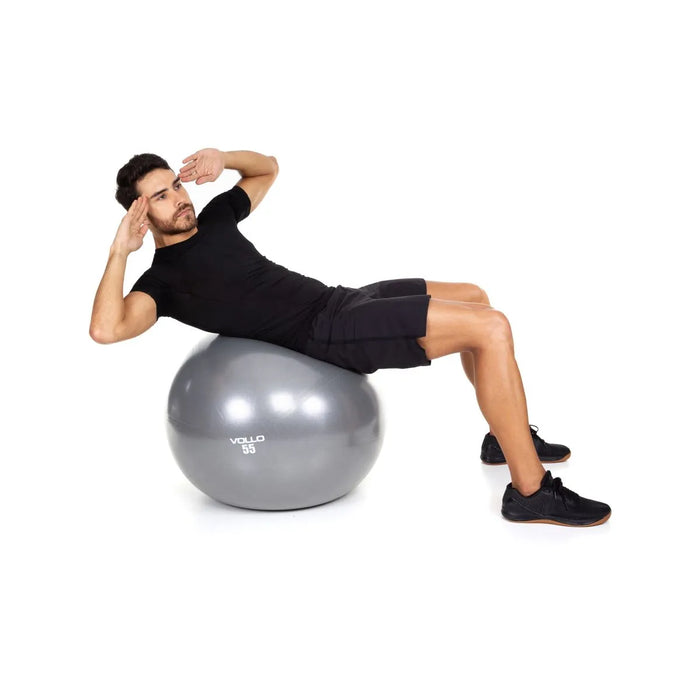 Bola Suíça para Pilates e Yoga com Bomba Vollo