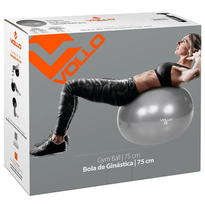 Bola Suíça para Pilates e Yoga com Bomba Vollo