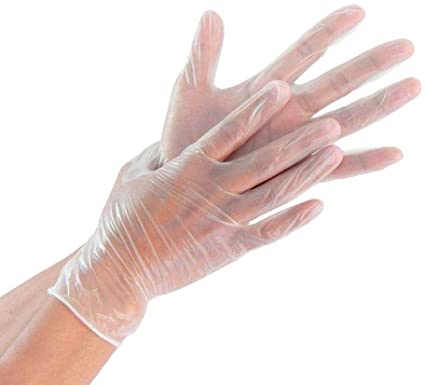 Luva Vinil Sem Pó Medix Brasil Profissional - Caixa com 100 un.