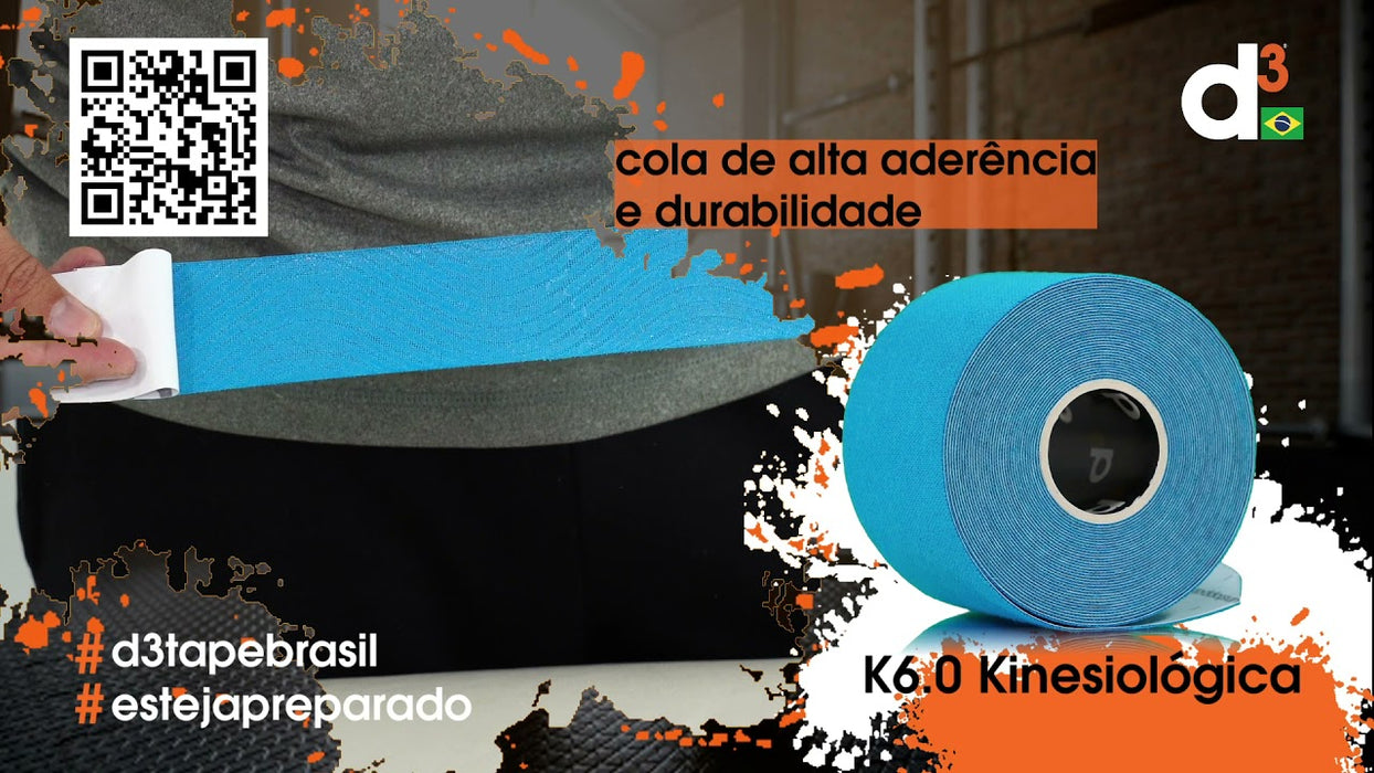 Fita Kinesiologica Tape (Bandagem) - 5 cm x 6 Metros K6.0