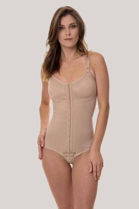 Cinta Modeladora Body Com Colchetes Frontais Pós Cirurgica de Compressão New Form