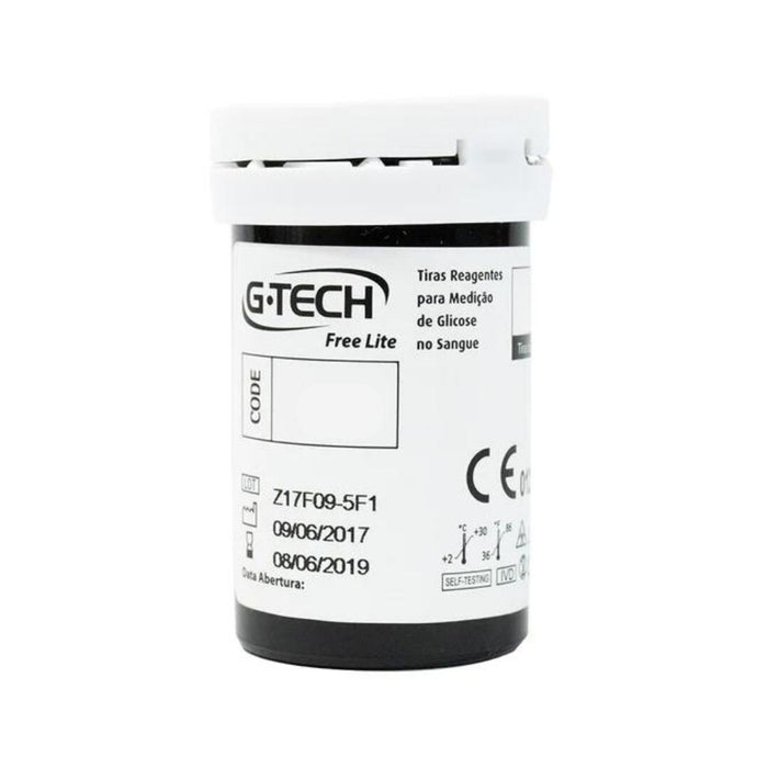 Tiras Reagentes de Glicose  Free Lite Caixa com 25 un