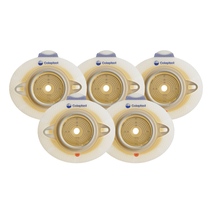 SenSura Xpro para Ostomia Base 60 Adesiva Click Convex Light Recortável 15-43mm - 5 Unidades Ref: 11035