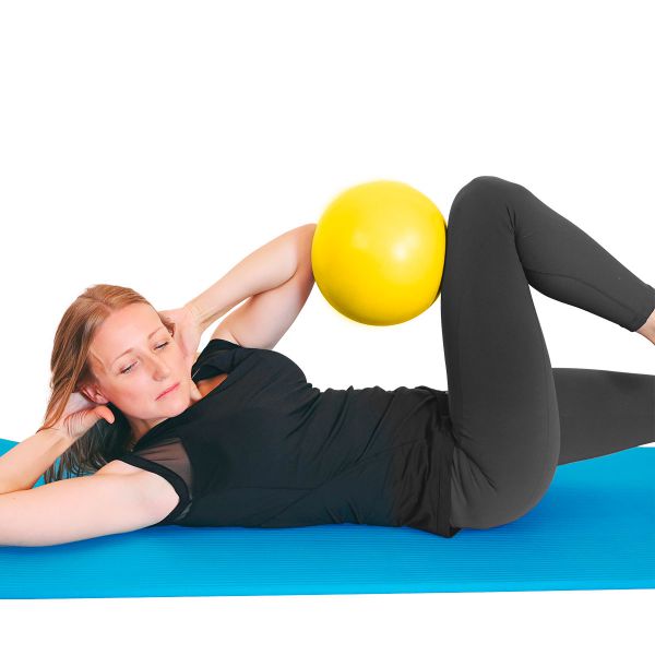 Bola Para Pilates e Exercicios Yellow Ball Amarelo